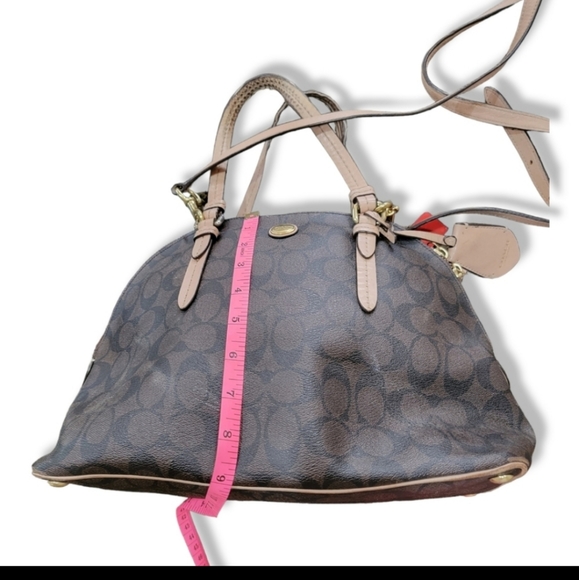 Coach Coated Brown Leather Purse - Picture 6 of 9